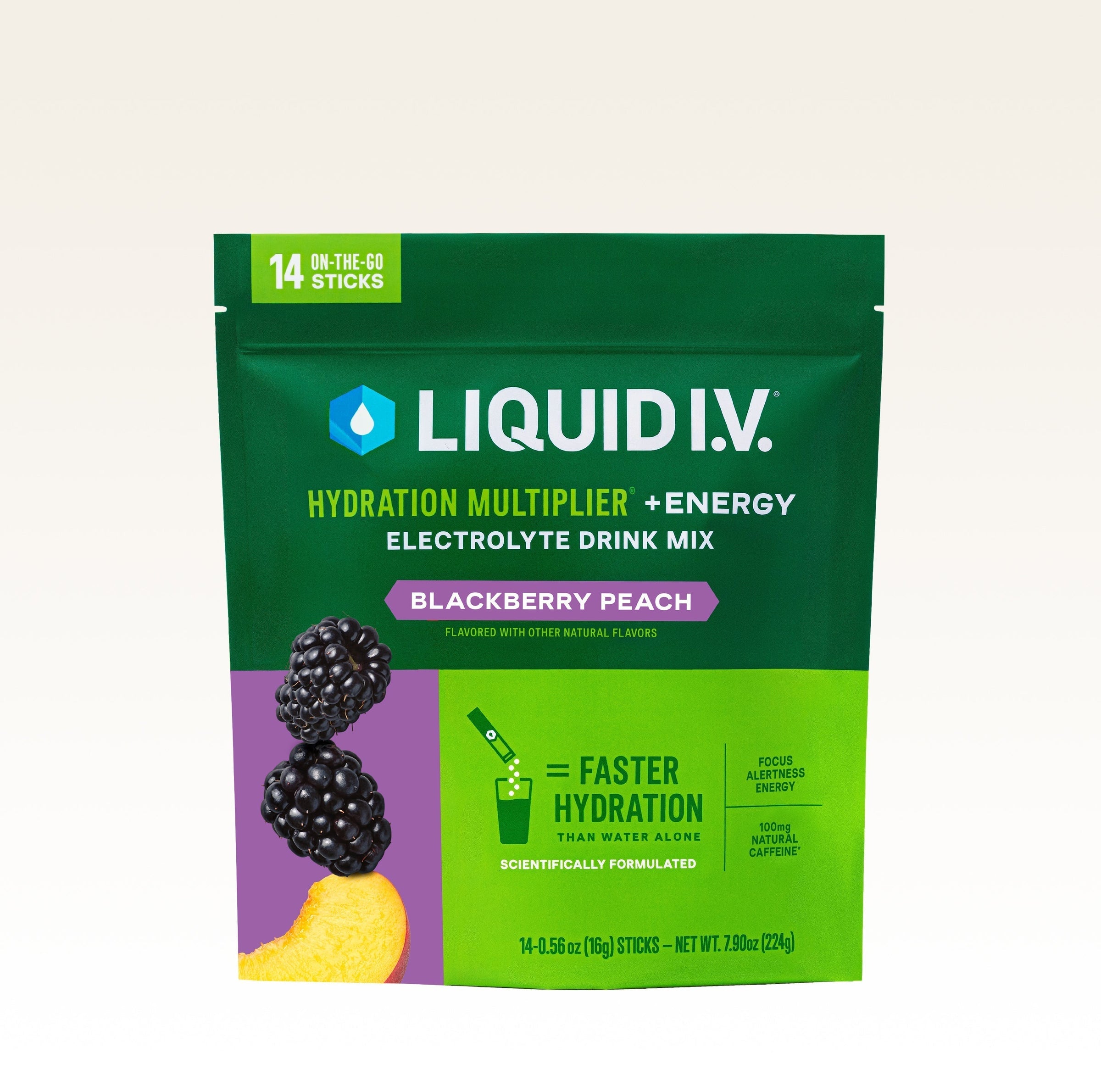 Blackberry Peach Hydration Multiplier® +Energy - Clean Energy Boost