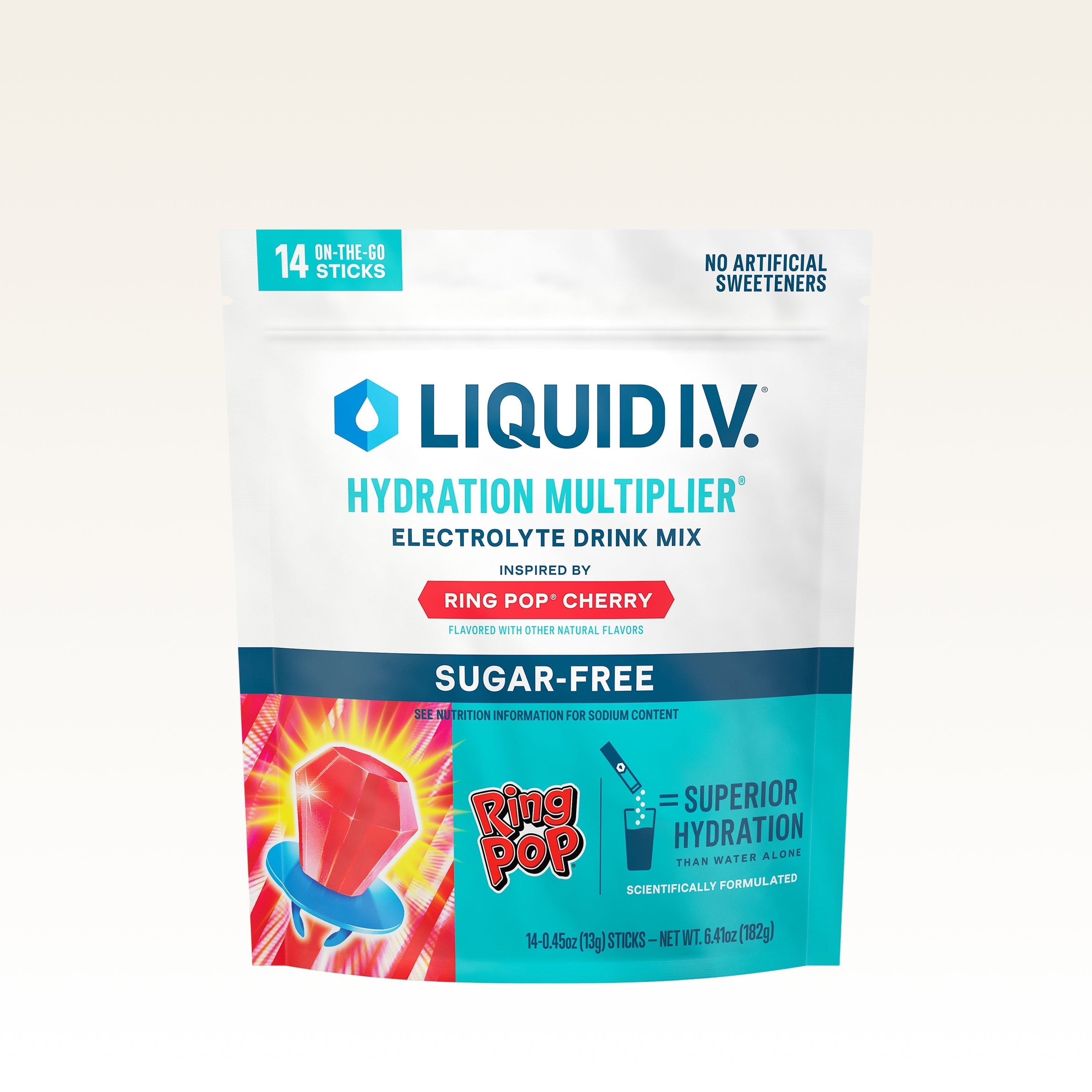 Ring Pop® Cherry Hydration Multiplier® Sugar-Free - Daily Mix