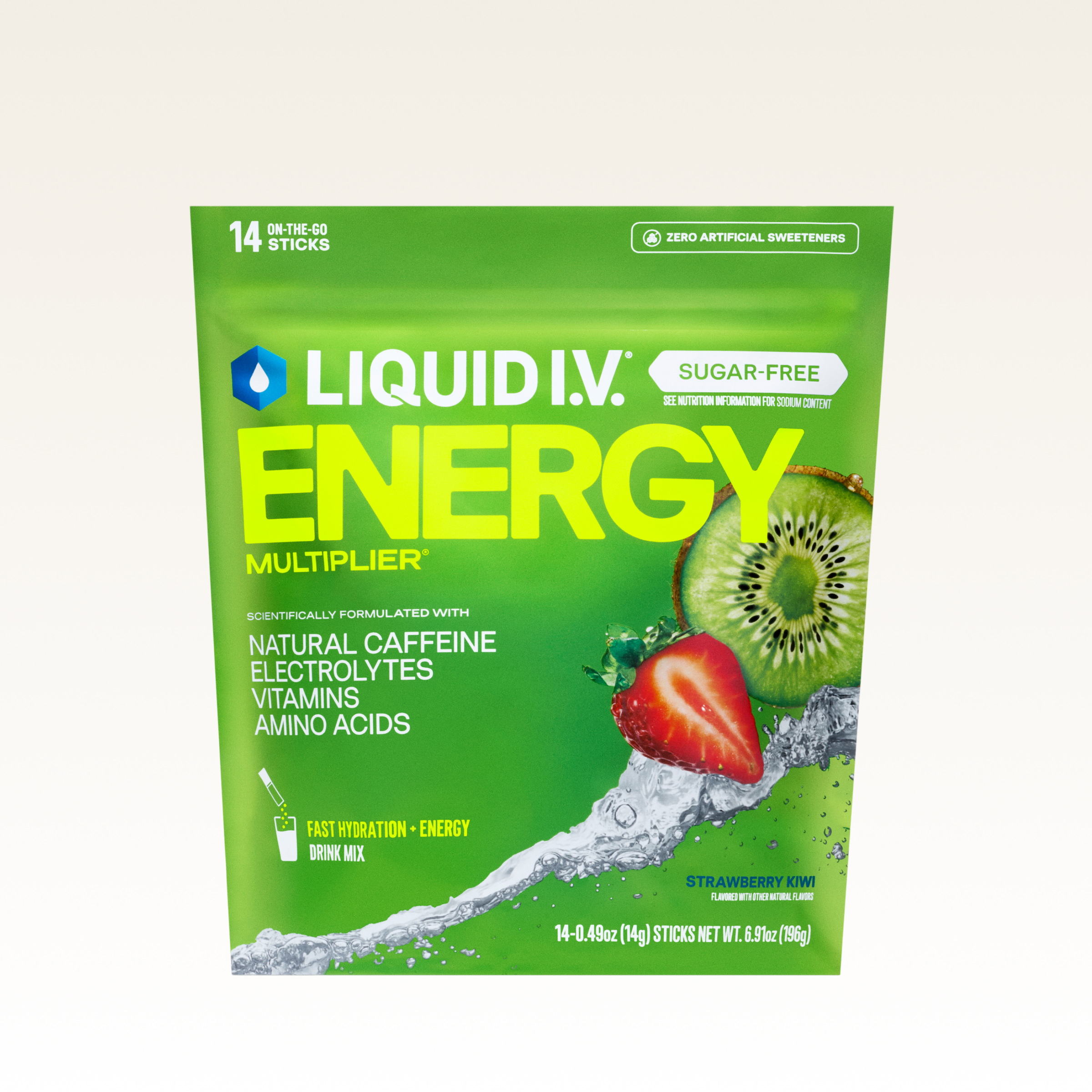 Strawberry Kiwi Sugar-Free Energy Multiplier® - Travel Mix